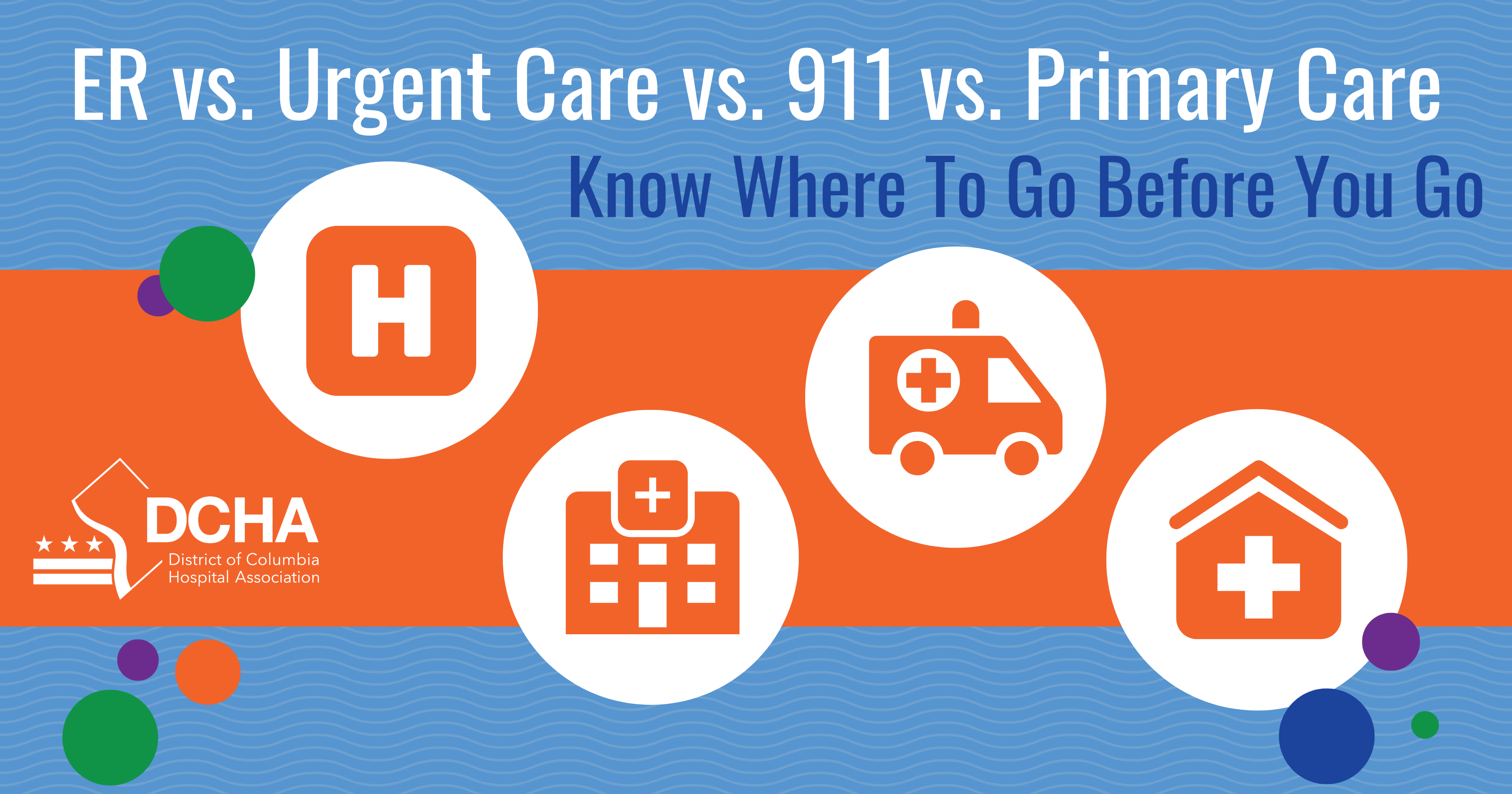 Know Where to Go Before You Go ER vs. Urgent Care vs. 911 vs. Primary